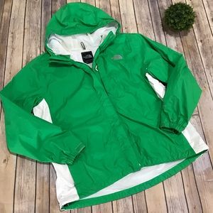 The North Face | Green White Rain Jacket XL
